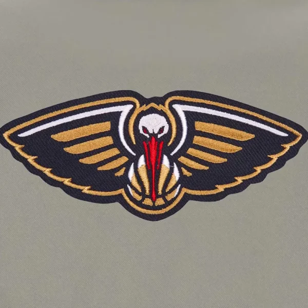 Navy-Gray New Orleans Pelicans Poly-Twill Jacket