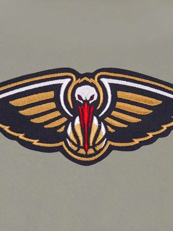 Navy-Gray New Orleans Pelicans Poly-Twill Jacket