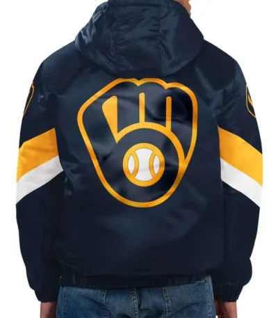 Milwaukee Brewers Force Play II Hoodie Half-Zip Jacket