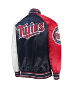 Reliever Minnesota Twins Navy Satin Jacket