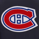 Navy Montreal Canadiens Front Hit Poly Twill Jacket