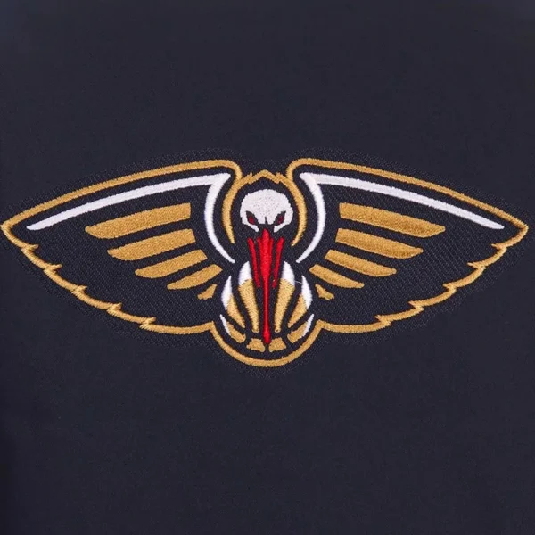 Navy New Orleans Pelicans Poly-Twill Jacket