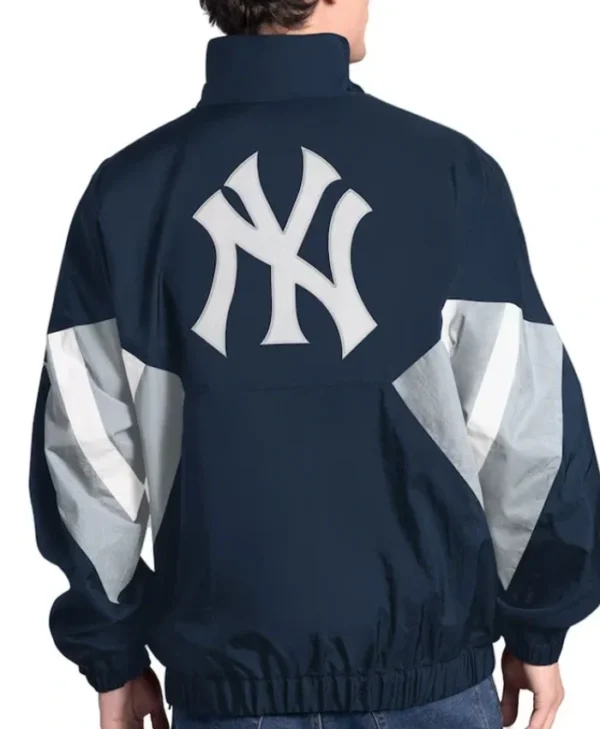 NY Yankees Cooperstown Chief Navy Half-Zip Pullover