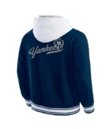 NY Yankees Hooded Navy Cotton Jacket