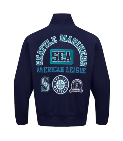 Seattle Mariners Area Code Navy Jacket