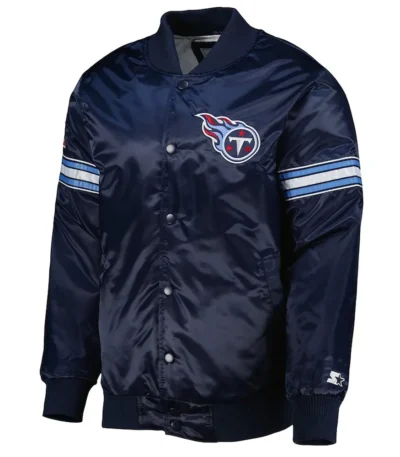 Navy The Pick and Roll Tennessee Titans Jacket