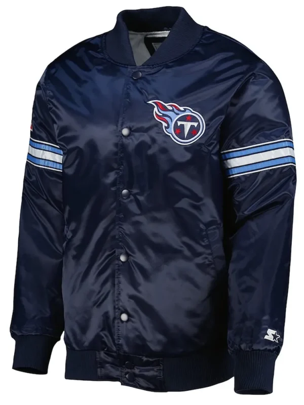 Navy The Pick and Roll Tennessee Titans Jacket