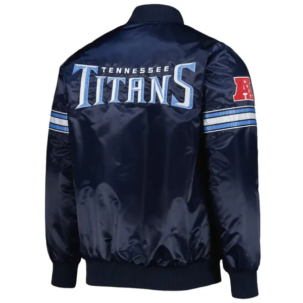 Navy The Pick and Roll Tennessee Titans Jacket