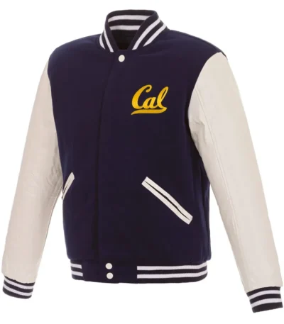 Navy/White California Golden Bears Varsity Jacket
