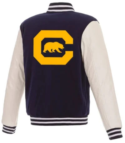 Navy/White California Golden Bears Varsity Jacket