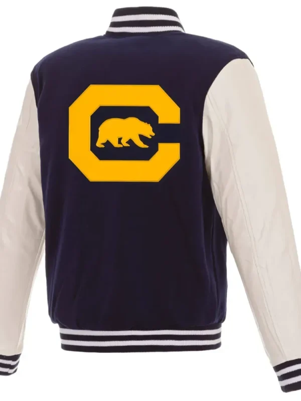 Navy/White California Golden Bears Varsity Jacket