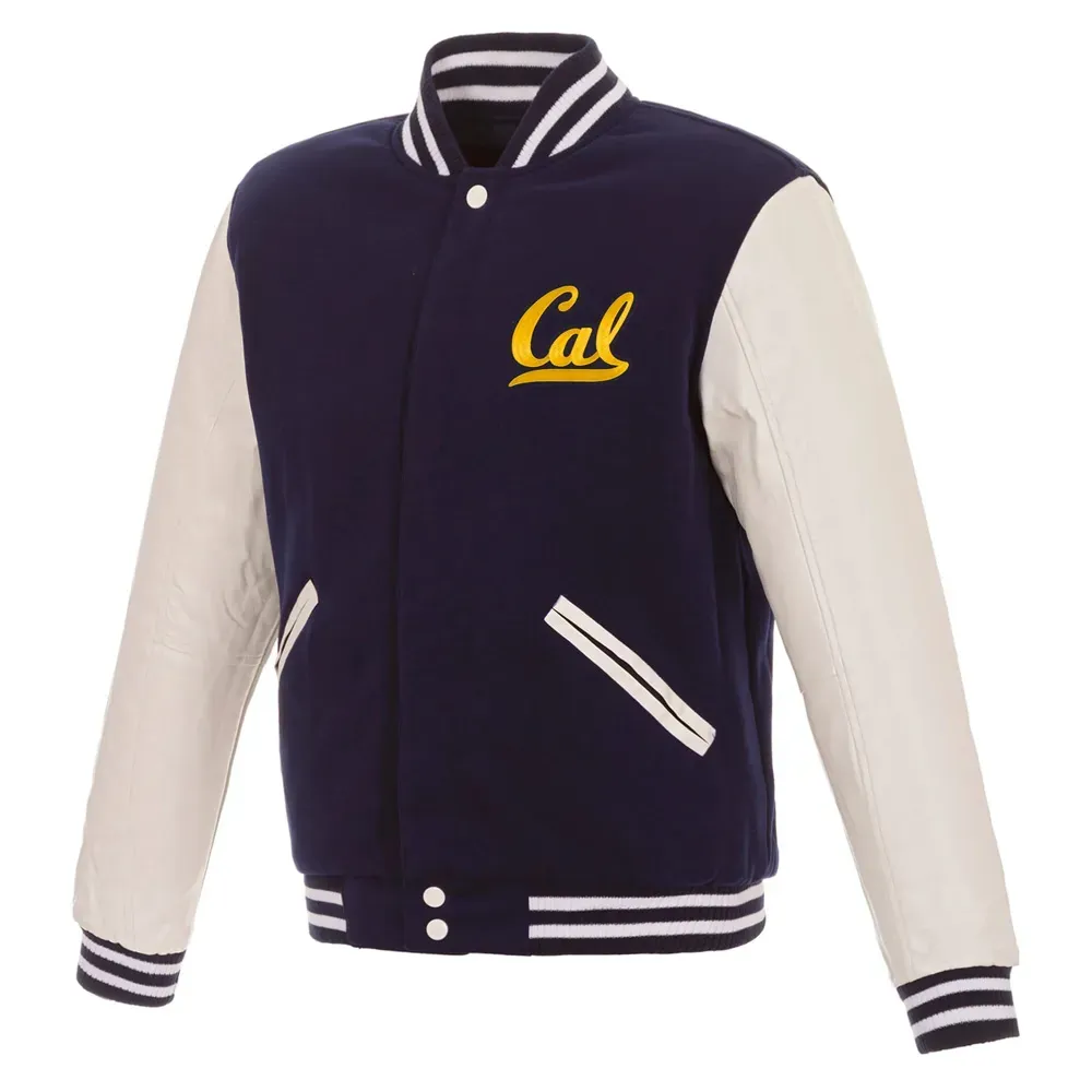 Navy/White California Golden Bears Varsity Jacket Navy/White California Golden Bears Varsity Jacket