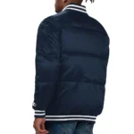 Navy Winnipeg Jets Bronx Bubble Jacket
