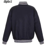 Navy Winnipeg Jets Front Hit Poly Twill Jacket
