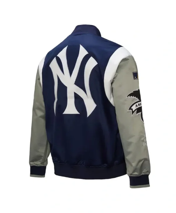 NY Yankees Cooperstown Team Origins Satin Jacket