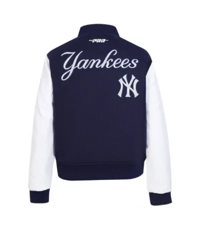 NY Yankees Game Day Classics Navy Varsity Jacket