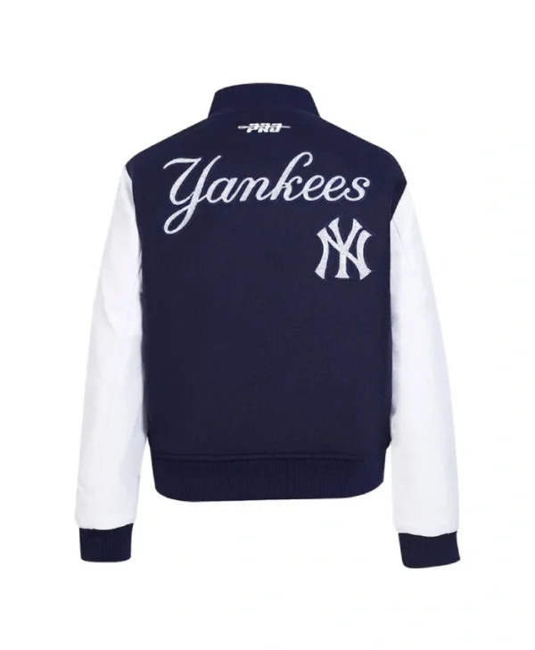 NY Yankees Game Day Classics Navy Varsity Jacket