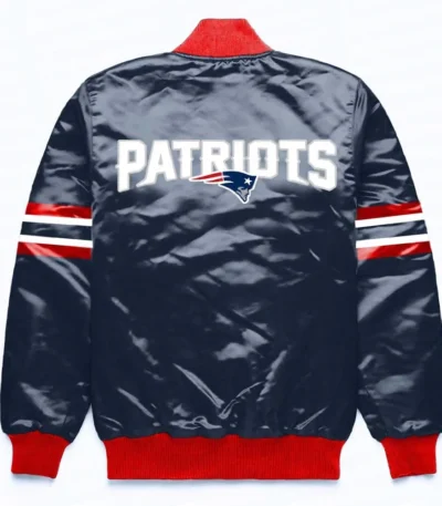 New England Patriots Button Down Navy Jacket