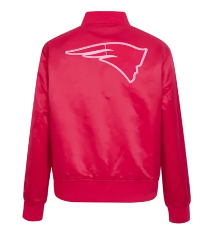 New England Patriots Triple Pink Satin Jacket