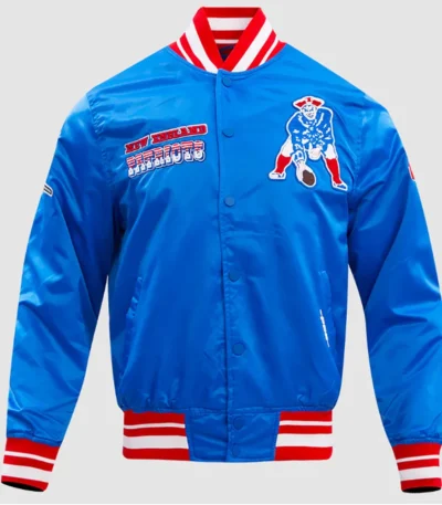 New England Patriots Retro Classic Rib Jacket