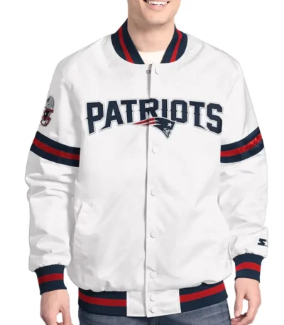 New England Patriots Scout Varsity Satin Jacket