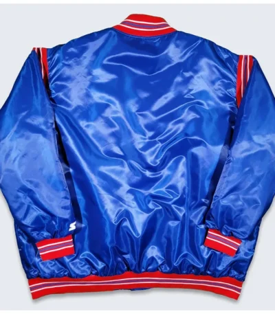 New England Patriots Teddy Varsity Satin Jacket
