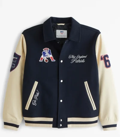New England Patriots Varsity Bomber Jacket