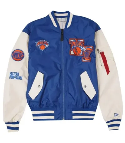 New Era New York Knicks Bomber Jacket