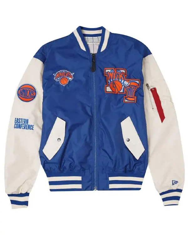 New Era New York Knicks Bomber Jacket