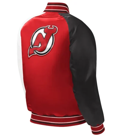 New Jersey Devils Youth Varsity Satin Jacket
