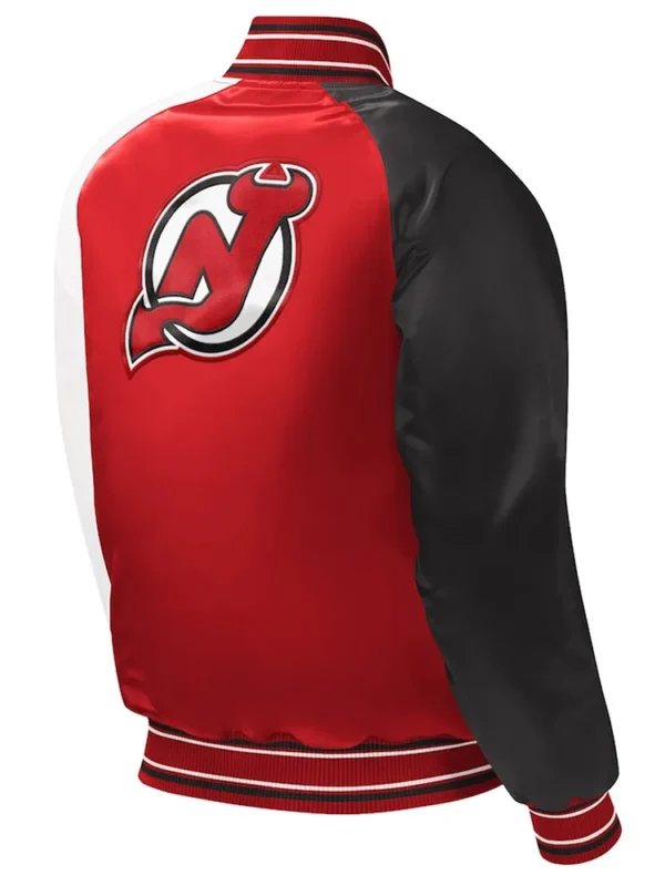 New Jersey Devils Youth Varsity Satin Jacket
