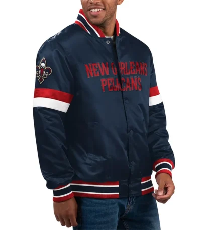 New Orleans Pelicans Home Game Navy Jacket