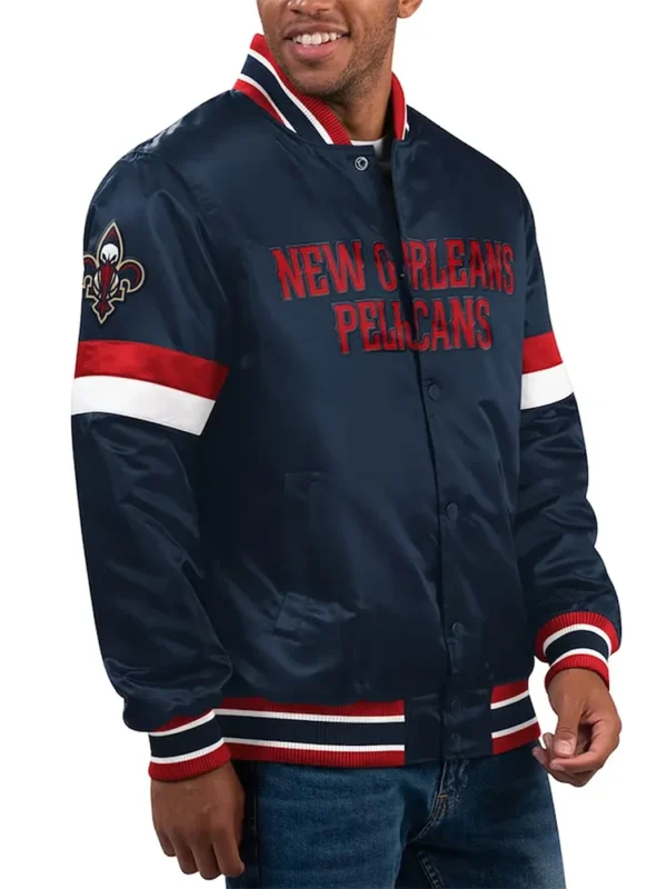 New Orleans Pelicans Home Game Navy Jacket