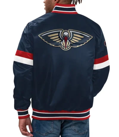 New Orleans Pelicans Home Game Navy Jacket