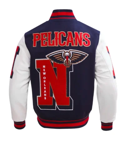 New Orleans Pelicans Mashup Classic Rib Varsity Jacket