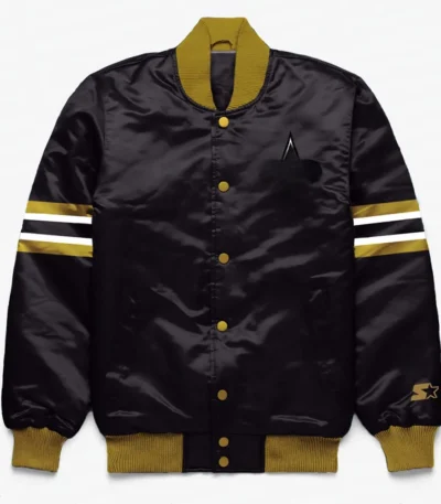 New Orleans Saints Button Down Black Jacket