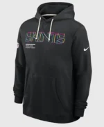 New Orleans Saints Crucial Catch Black Hoodie