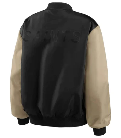 New Orleans Saints Erin Andrews Bomber Satin Jacket