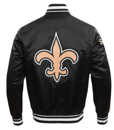 New Orleans Saints Mashup Classic Rib Satin Jacket