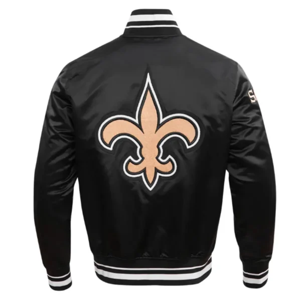 New Orleans Saints Mashup Classic Rib Satin Jacket
