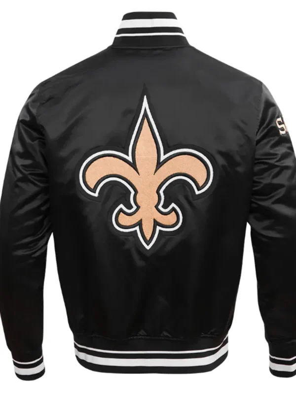 New Orleans Saints Mashup Classic Rib Satin Jacket