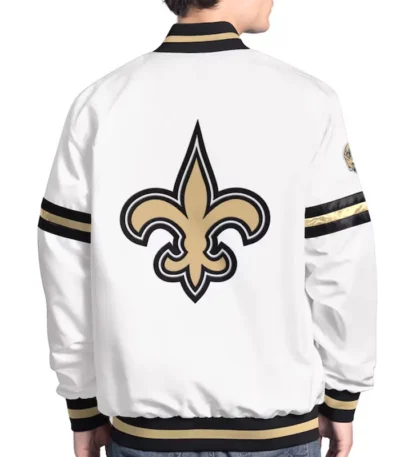 New Orleans Saints Scout Varsity Satin Jacket