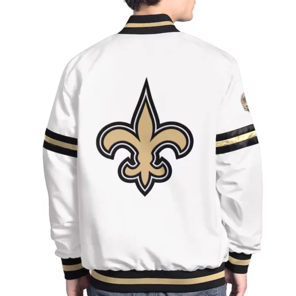 New Orleans Saints Scout Varsity Satin Jacket