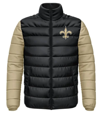 New Orleans Saints Varsity Puffer Jacket