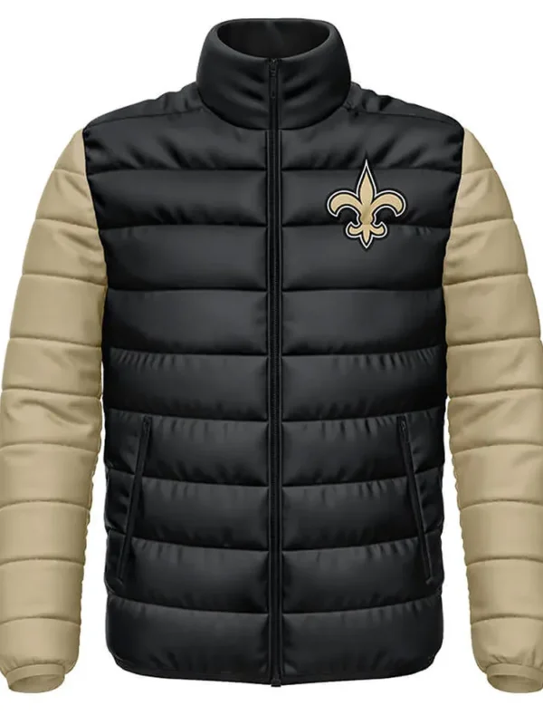 New Orleans Saints Varsity Puffer Jacket