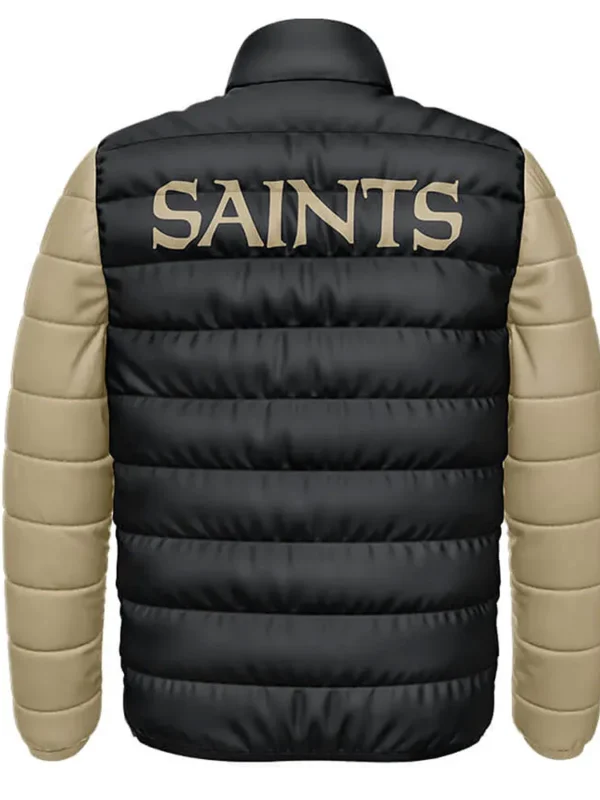 New Orleans Saints Varsity Puffer Jacket
