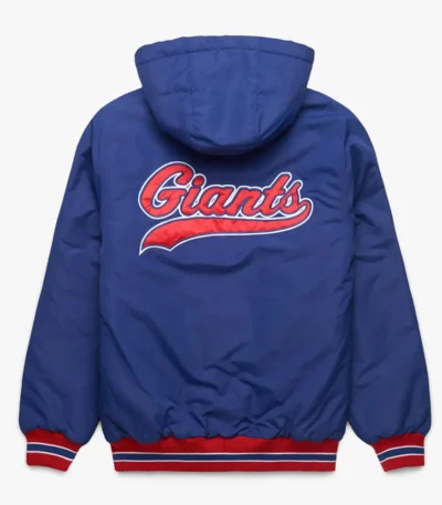 New York Giants Blue Hooded Jacket