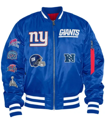 New York Giants Bomber MA-1 Jacket