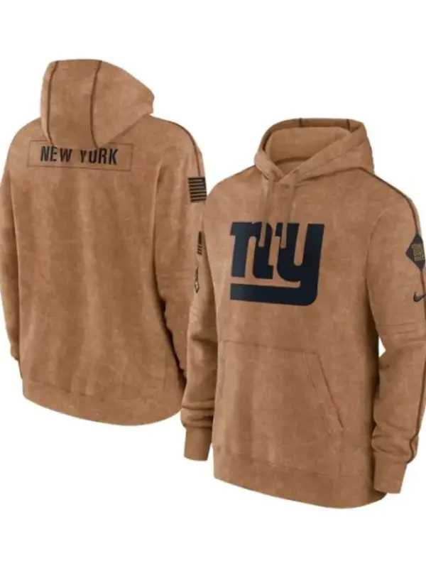 New York Giants Brown Hoodie
