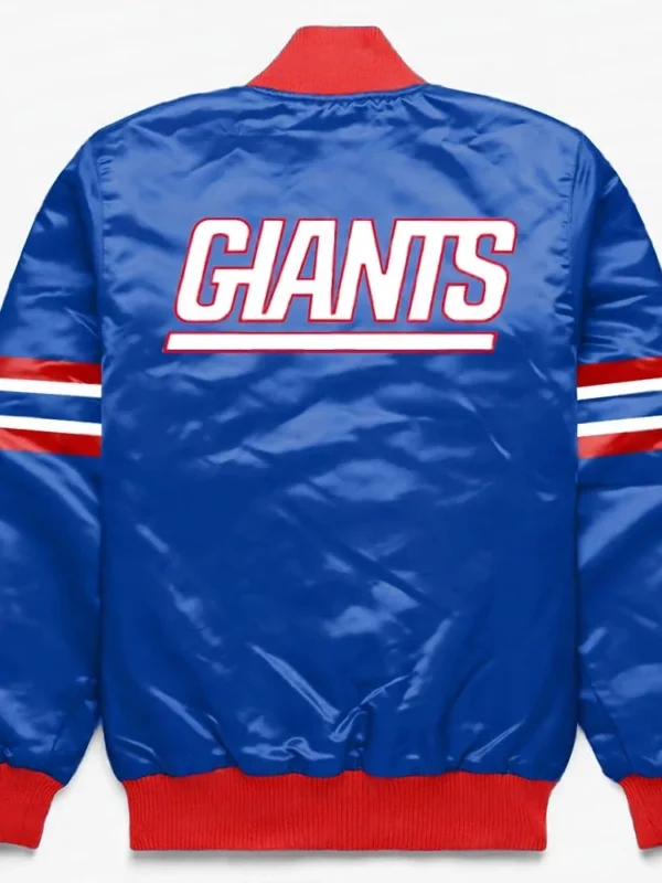 New York Giants Button Down Royal Jacket